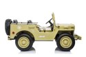 Pojazd Retro Wojskowy 4x4 Piaskowy 12V JH-101 WILLYS