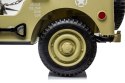 Pojazd Retro Wojskowy 4x4 Piaskowy 12V JH-101 WILLYS