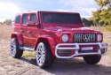 MERCEDES G63 AMG DLA 2 DZIECI, 24V, 4X4, MIĘKKIE KOŁA EVA, MIĘKKIE SIEDZENIE, LAKIER POLEROWANY FULL OPCJA/S-307