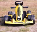 SZYBKI GOKART FANCY NA AKUMULATOR 12V, REGULOWANA - ROZSUWANA RAMA, SUPER ZABAWA\BDQ-8