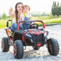 Autko na akumulator Pojazd Buggy ATV Racing Czerwony 24V 14Ah