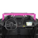 Autko na akumulator Buggy ATV Racing 4x4 Różowy 24V7Ah 800W