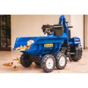 Falk Traktor na pedały New Holland z przyczepą oraz łyżką i koparką