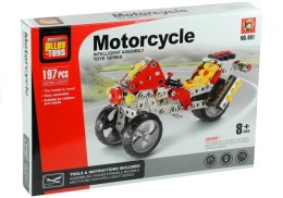 Zestaw Klocki Konstrukcyjne DIY Motocykl 197 Eleme