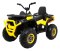 Pojazd Quad ATV Desert Żółty 4x4