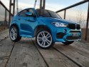 Auto na akumulator BMW X6M 2 os. XXL Lakierowany Niebieski