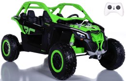 Pojazd Buggy CAN-AM Maverick 3 Turbo RR Zielony 4x200W 24V DK-CA001