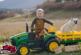 Traktorek Na akumulator Peg Perego John Deere POWIĘKSZONY AKUMULATOR 12V 14Ah