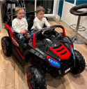 Autko na akumulator MEGA Buggy ATV Racing 4x4 Czerwony 24V 16Ah