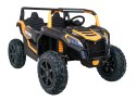 Buggy ATV Strong Racing dla 2 dzieci Biały + Silnik bezszczotkowy + Pompowane koła + Audio LED