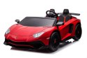 Auto na akumulator XXL Lamborghini Aventador SV STRONG 200W bezszczotkowy silnik 24V Szary / Srebrny