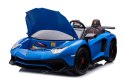 Auto na akumulator XXL Lamborghini Aventador SV STRONG 200W bezszczotkowy silnik 24V Niebieski