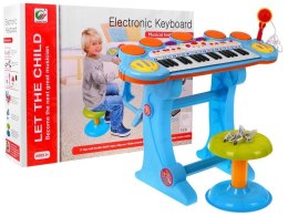 Keyboard Werble MP3 USB 3 Oktawy Niebieski