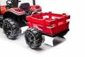 Traktor BLAST Z Przyczepką Czerwony 2x200W 24V