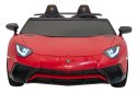 Auto na akumulator XXL Lamborghini Aventador SV STRONG 200W bezszczotkowy silnik 24V Szary / Srebrny