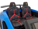 Auto na akumulator XXL Lamborghini Aventador SV STRONG 200W bezszczotkowy silnik 24V Niebieski