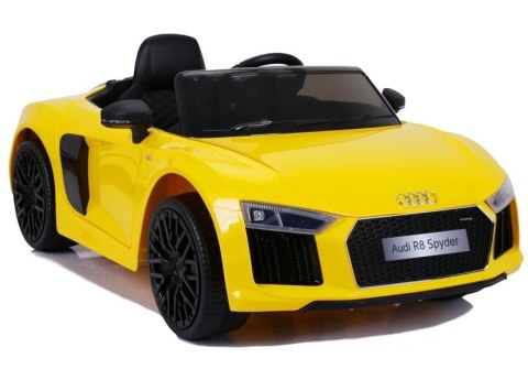 Auto na akumulator Audi R8 Żółty Lakierowane