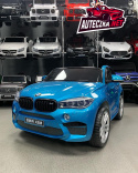 Auto na akumulator BMW X6M 2 os. XXL Lakierowany Niebieski