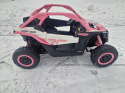 Pojazd Buggy CAN-AM Maverick Turbo RR 4x200W 2x24V7Ah Różowy