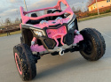 Pojazd Buggy CAN-AM Maverick Turbo RR 4x200W 2x24V7Ah Różowy