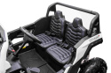 Buggy ATV Strong Racing dla 2 dzieci + Silnik bezszczotkowy + Pompowane koła + Audio LED BIAŁY