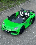 LICENCJONOWANY LAMBORGHINI AVENTADOR SVJ DLA 2 DZIECI, FUNKCJA DRIFTU MIĘKKIE SIEDZENIE, MIĘKKIE KOŁA/SX2028 2x300W