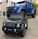 Auto na akumulator Mercedes G63 4x4 Lakierowany Czarny + POWIĘKSZONY AKUMULATOR 12V9Ah