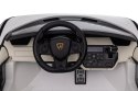 Auto na akumulator dwuosobowe Lamborghini SIAN Biały 4x100W 24V