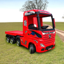 Mercedes Actros + naczepa Czerwony