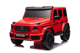 Auto na akumulator Mercedes Benz G63 AMG GIGANT XXL 4x200W 24V Czerwony + POWIĘKSZONY AKUMULATOR 24V 14AH