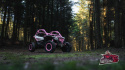 Pojazd Buggy CAN-AM Maverick Turbo RR 4x200W 2x24V7Ah Różowy