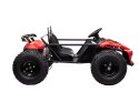 Wielkie BUGGY 2os. GENERAL do 150KG gokart do 25km/h Czerwony