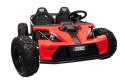 Wielkie BUGGY 2os. GENERAL do 150KG gokart do 25km/h Czerwony