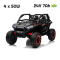 Autko na akumulator Buggy 4x4 KCK 24V Czarny