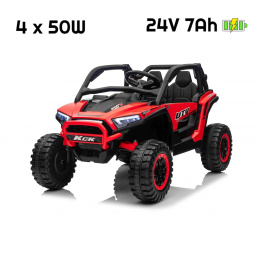 Autko na akumulator Buggy 4x4 KCK 24V Czerwony