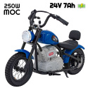 Motor CHOPPER FAST SPEED na akumulator 24V do 15km/h 80kg Niebieski