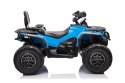 Quad Can Am Outlander 4x4 na akumulator 12V 14Ah + PILOT Niebieski