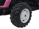 Pojazd Traktor GROW 1804 Różowy