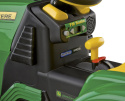 ZESTAW Traktor na akumulator JOHN DEERE z przyczepką + pług na zimę Peg Perego