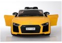 Auto na Akumulator Audi R8 Spyder Żółty