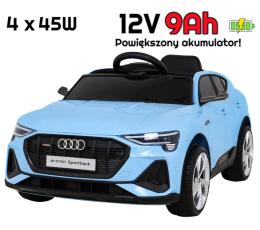 Auto na akumulator Audi E-Tron 4x4 Sportback Niebieski