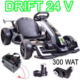 SZYBKI DRIFTUJĄCY GOKART NA AKUMULATOR 24 V, REGULOWANA RAMA/AHL007