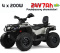 Duży Quad Can Am Outlander ATV 4x200W 24V7Ah Szary / Khaki