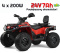 Duży Quad na akumulator Can Am Outlander 4x200W 24V ATV Czerwony