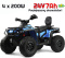 Duży Quad na akumulator Can Am Outlander 4x200W 24V ATV Niebieski