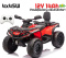 Quad Can Am Outlander 4x4 na akumulator 12V 14Ah + PILOT Czerwony