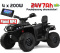 Duży Quad na akumulator Can Am Outlander + MP4, 4x200W 24V ATV Czarny