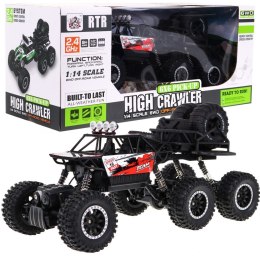 Auto 1:14 Crawler 6x6 R/C 2.4G Czerwone