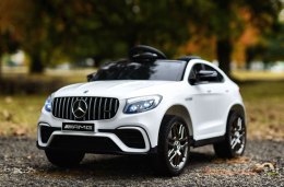 Auto na Akumulator Mercedes GLC 63S Biały 4x45W + POWIĘKSZONY AKUMULATOR 12V9Ah