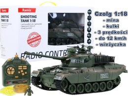 Czołg M-60 Zielony 1:18